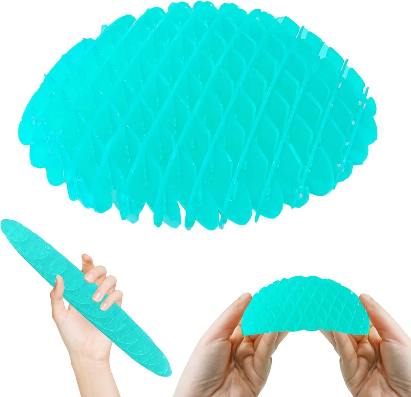 Fidget Worm Toy, Blue Worm Big Fidget Toys Adults and Teens, Funny Stretchy Sensory Stress Toys, Fidget Sensory Squeeze Toys, Relieves Stress and Anxiety Finger Toys for Teens with Autism ADHD