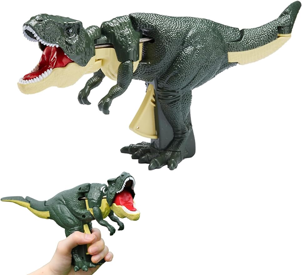Trigger the t-rex Toy, Funny Dinosaur Toys, Dinosaur Chomper Toys, Dinosaur Fun Robot Hand Pincher Dino Game Novelty