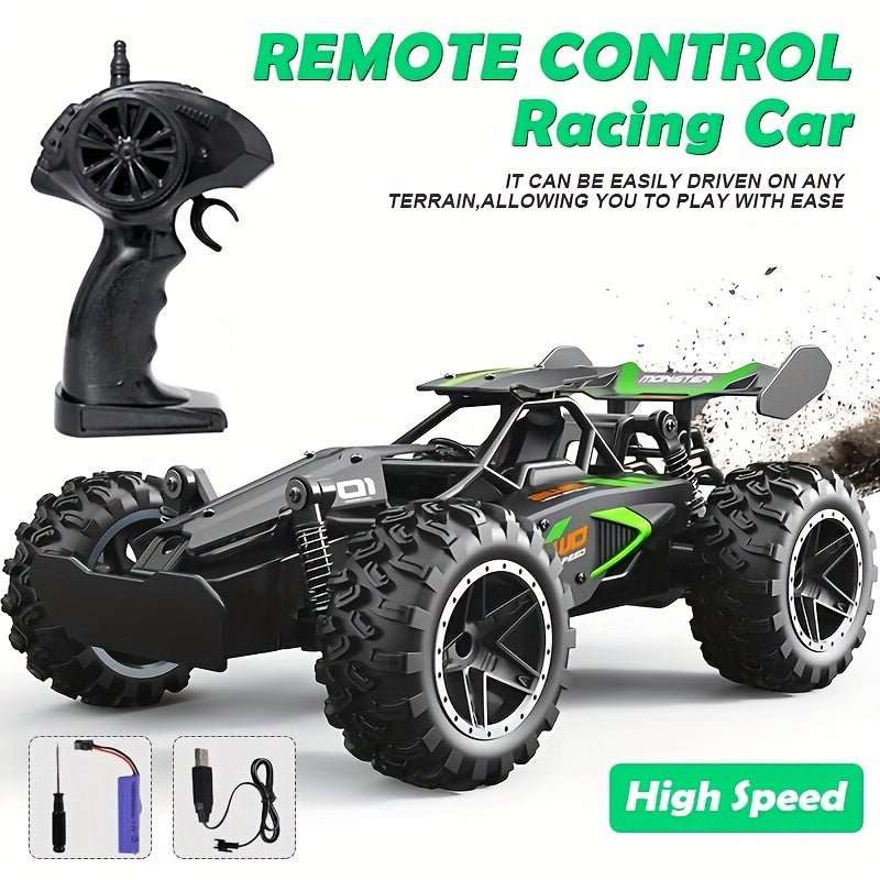 1:18 Small High-speed Off-road 2.4G Remote Control Car Drifting 15KM/H To Adapt To Various Road Sections Anti-collision Settings Rubber Big Tires - Cykapu