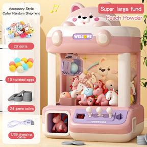 Super Large Claw Machine Clip Doll, Machine Small Home Music Light