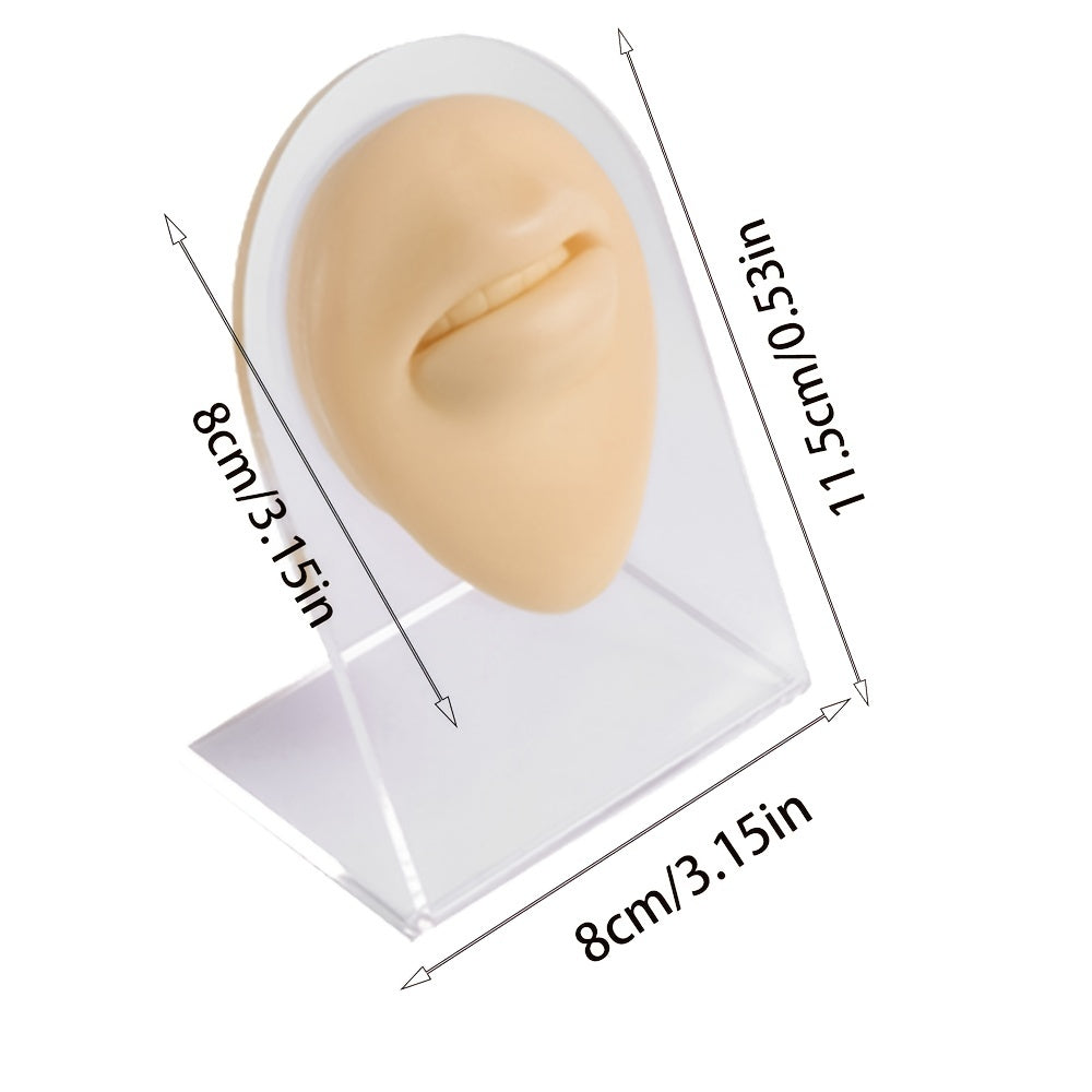 Soft Flexible Silicone Human Body Model Displays Flash Color Ear Mouth Eye Tongue Nose Model Simulation Cykapu