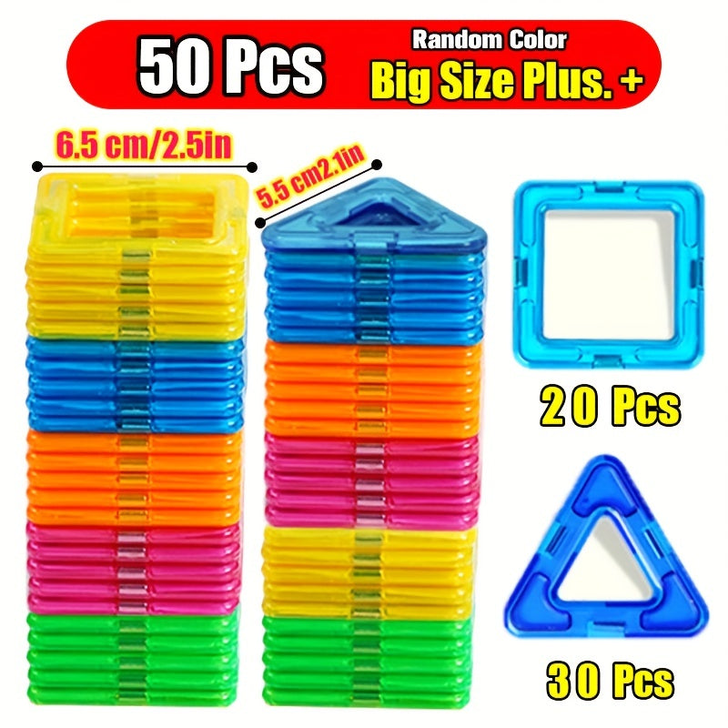 Magnetic Building Blocks Big Size And Mini Size DIY Magnets Toys - Cykapu