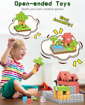 Magnetic Blocks, 100PCS Magnetic Building Blocks for Kids - Cykapu