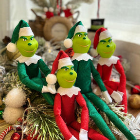 Christmas Elf Plush Doll, Christmas Elf Plush Figure Toys, Monster Plush Toy Decorations - Cykapu