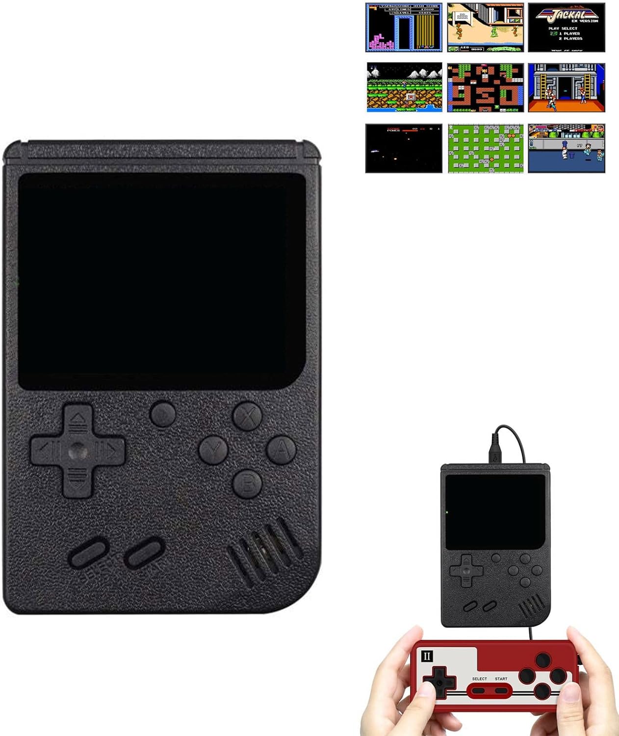 Handheld Game Console, Tiny Tendo 400 Games, Portable Retro Video Game Console - Cykapu