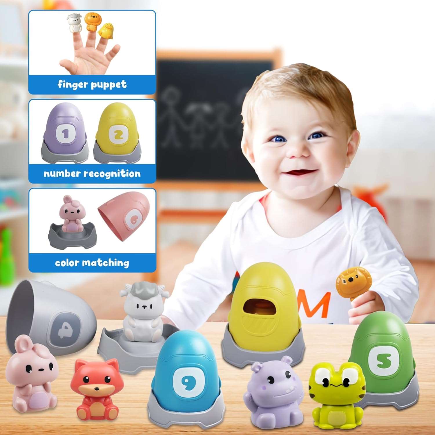20Pcs Toddler Montessori Educational Toys Learning Activities - Cykapu