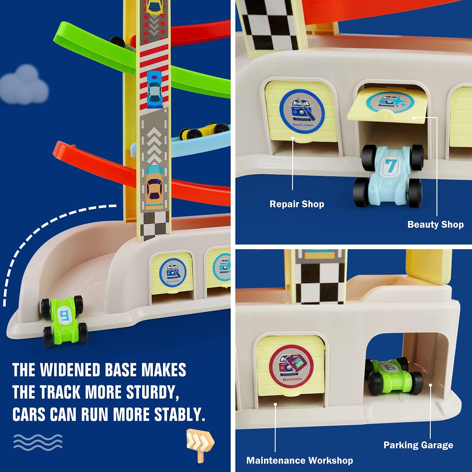 Montessori Toys Car Ramp Toys