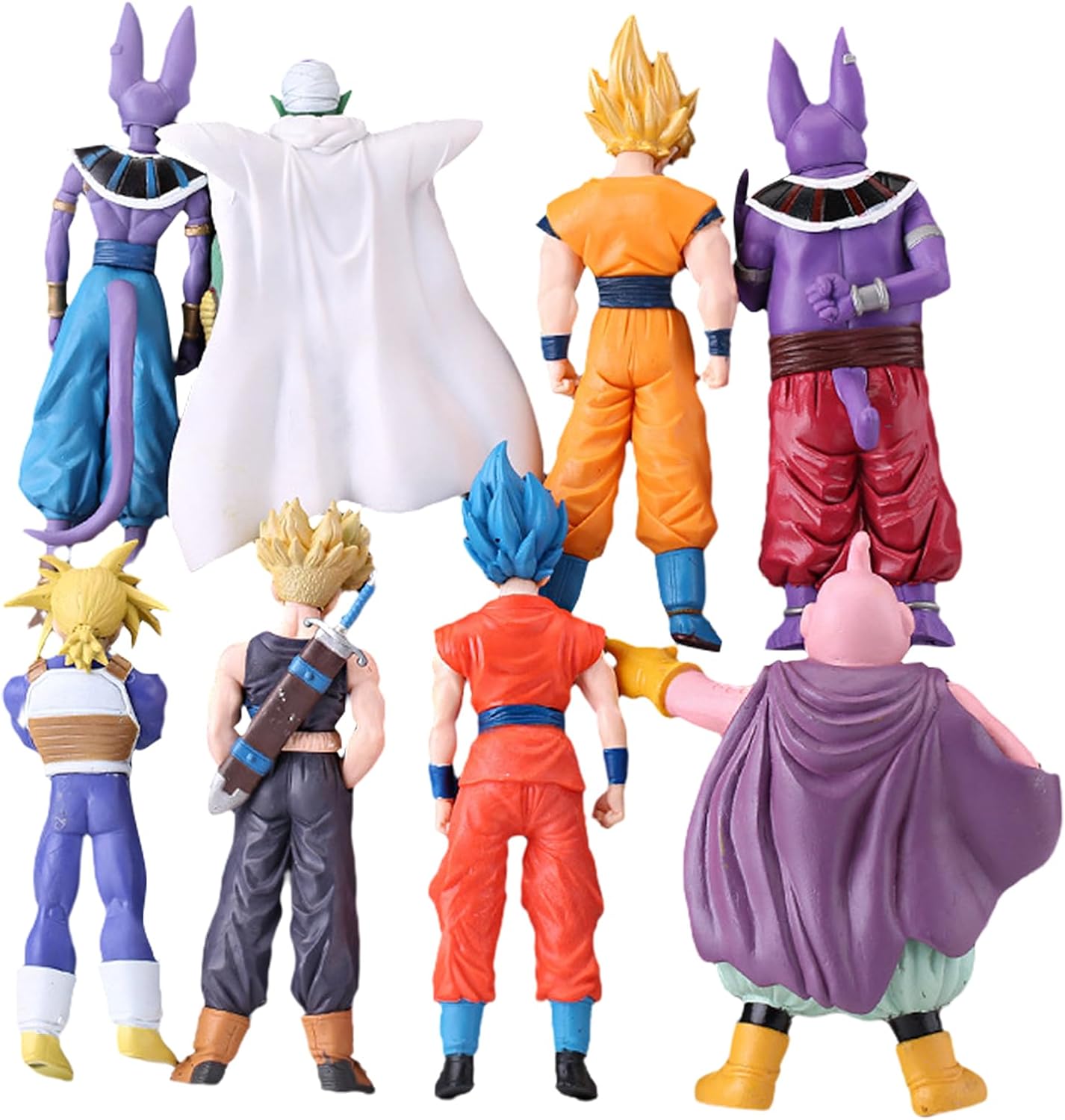 DBZ Goku Action Figures,Set of 8 Super Hero Anime Action Figure Toys 5.7" Cykapu