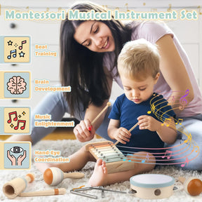 Musical Instruments - Neutral Colors Toddler Toys - Aesthetic Musical Toys - Cykapu