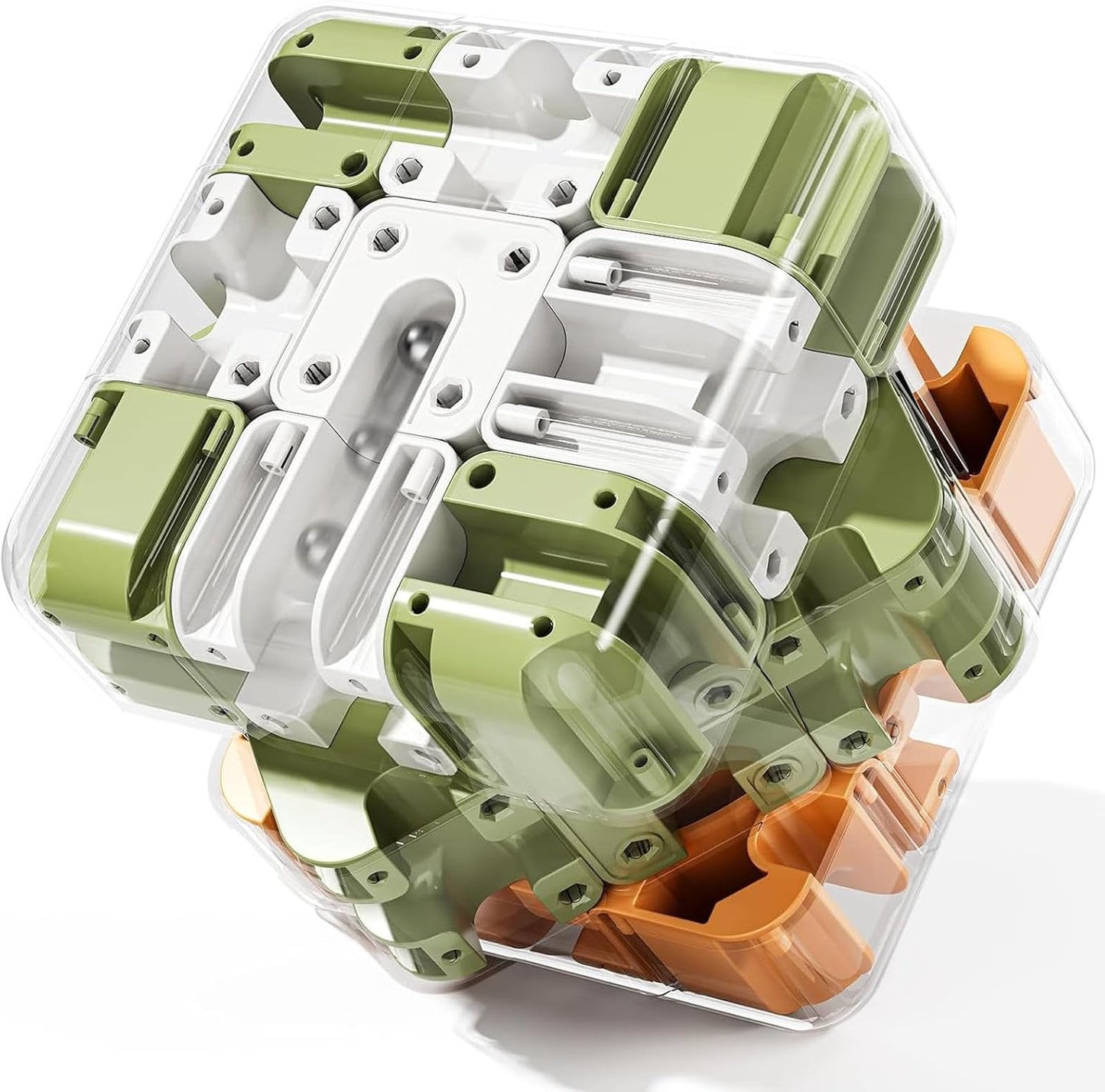 3D Cube Puzzles for Kids - Brain Teaser Puzzles Boys Toys Age 8-10 Educational Learning Toys for Logical Thinking, Puzzle Maze Cube for Grandkids Stocking Stuffers for Kids (Blue)