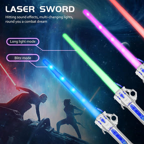 Lightsaber for Kids - LED Color Changing Star Wars Lightsabers Toys（7 Color with FX Sound (Motion Sensitive) - Cykapu