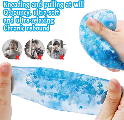 Stress Balls for Kids and Adults, Stress Cube Fidget Toys, Sensory Toys, Enhanced Grip Strength Squeeze Toys