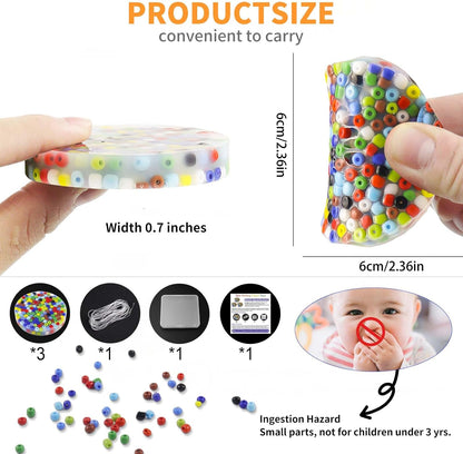 3Pcs Skin Picking Fidget Toys, Picking Pad, Sensory Toys for Skin Picking, Portable Fidget Toy for Children and Adult, Christmas, Party Favors, Prizes for Kids, (6CM/2.93IN)