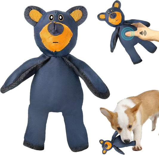 Bear Dog Toy, 2025 New Robust Squeaky Bear Dog Toys, Indestructible Cat Dog Toys for Small Dogs, Interactive Toys to Keep Them Busy