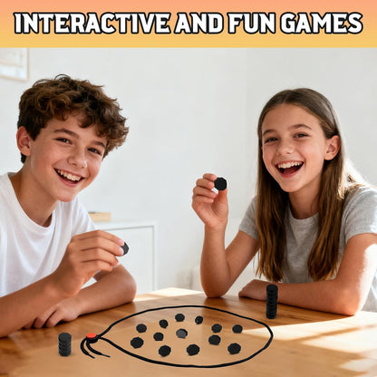 Chess Game with 20 Stones, Plastic Chess Games Set for Teenagers Adults, Party Travel Family Games, Fun Tabletop Multiplayer Game