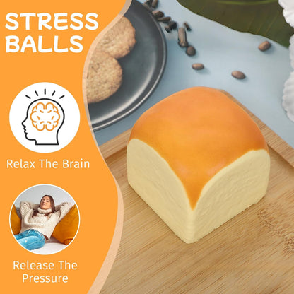 Hawaiian Rolls Taba Squishy Fidget Toys Adults, Stress Relief Toys for Office and Home, Squishy Toys for Autism, Squeeze Squishies