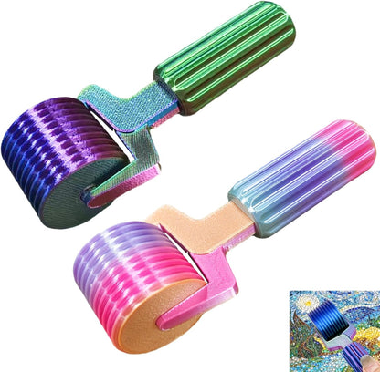 3D Printed Diamond Art Roller, 2Pcs DIY Craft Tool for Smooth Pressing, Diamond Painting Tools and Accessories