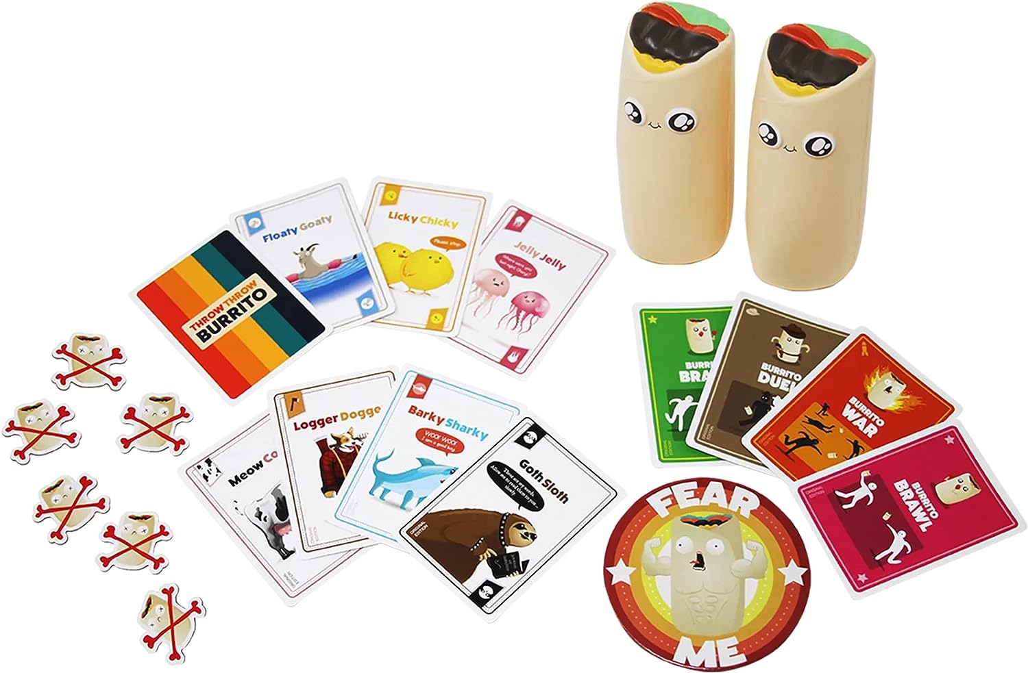 Throw Throw Burrito by Exploding Kittens - A Dodgeball Card Game - Family-Friendly Party Games