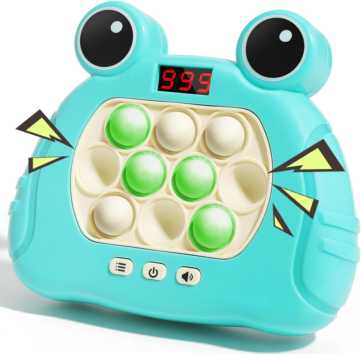 Pop Fidget Kids It Games Toy, Fast Push Bubble Game Console with LED Screen for Kids 8-12, Handheld Quick Push Game