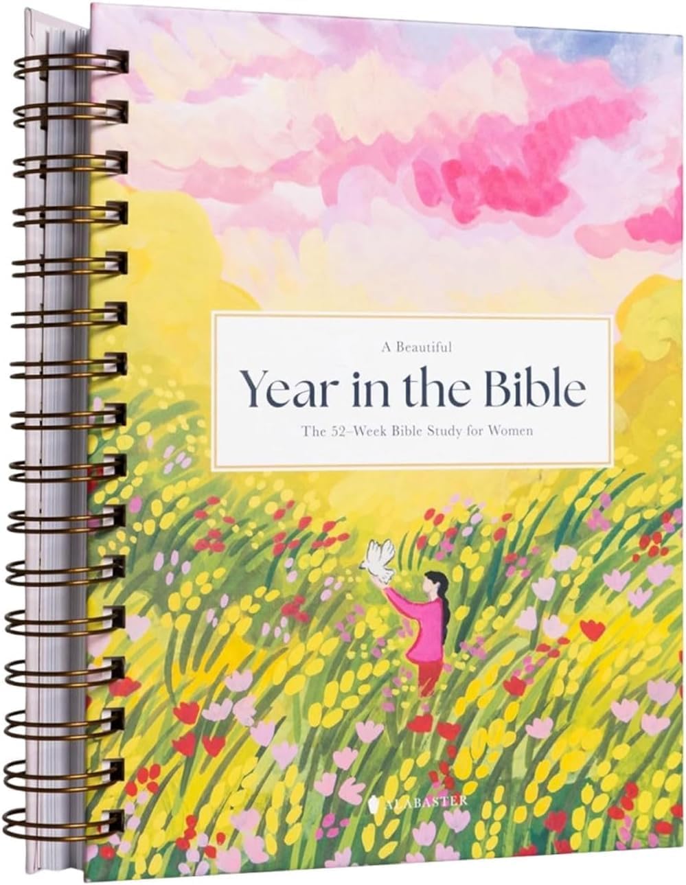 2025 A Beautiful Year in The Bible Upgrade Spiral, 52-Week Bible Study for Women(Spiral-Bound) A Guided Scripture Reading Journey