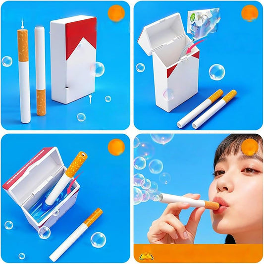 Box Bubble Toy,Blowing Fake Bubbles Pack Blower Blow Sticks Liquid Relaxation Birthday Christmas Party Gift