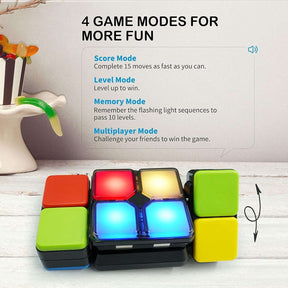 4-in-1 Electronic Memory & Brain Game | Handheld Game for Kids - Cykapu