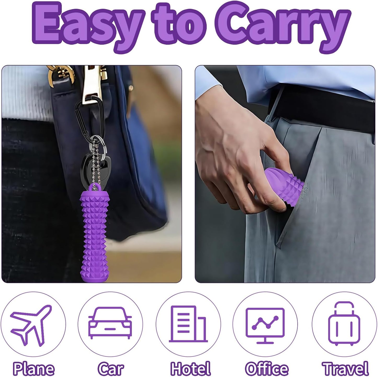 2 Pcs Pain Stim Fidget, Silicone Stim Fidget Toy for Adults, Pain Stim Sensory Toys