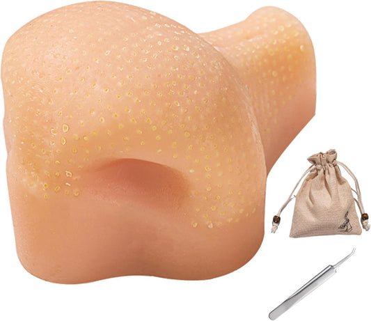 Pimple Popper Toy Stress Relief Silicone Zit Popping Toy with Tweezers for Adults & Kids