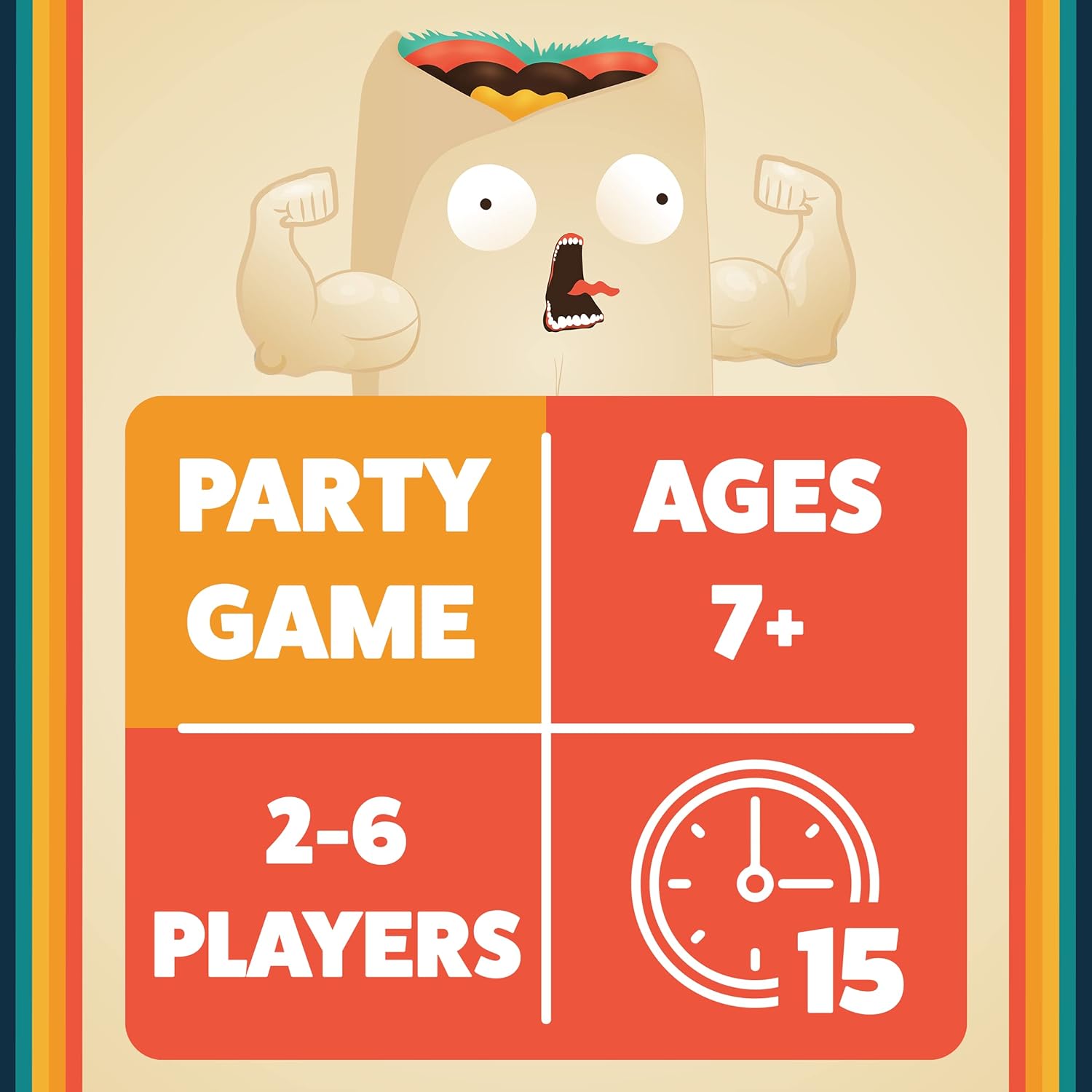 Throw Throw Burrito by Exploding Kittens - A Dodgeball Card Game - Family-Friendly Party Games
