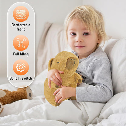 Breathing Stuffed Animal, Kapibala Breathing Plush, Four Gear Adjustment, Volume Control