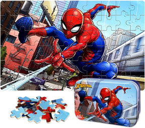 Disney Jigsaw Puzzles,Marvel Spiderman 60 Pieces Puzzles Size:9.2"X5.9"