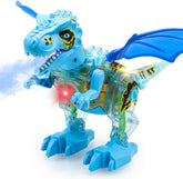 Toddler Toys, Electric Walking Dinosaur with Light, Sound, Spray - Cykapu
