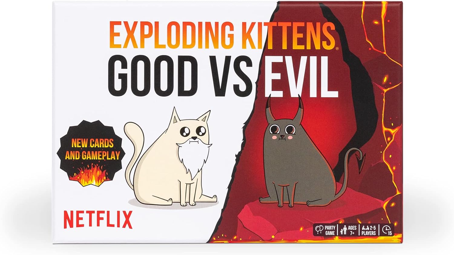 Exploding Kittens Card Game - Original Edition, Fun Family Games for Adults Teens & Kids Cykapu