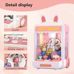 Claw Machine for Kids, Easter Gifts for Girls Toys for Girls, Bunny Claw Machine Arcade Game with Sound Cykapu