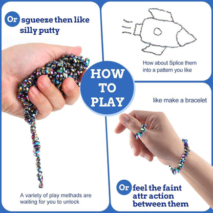 550pcs Putty, Fidget Toys, Fidget Toys Adults ，Sensory Toys，Adults Gifts,Desk Fidgets Toys for Office Stress/Anxiety Relief (550 PCS(Colour))