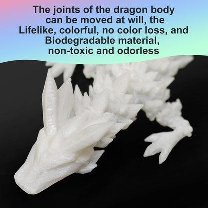 Flying Dragons Eggs, 3D Printed Dragon Egg with Articulated Wings Dragon Inside and with Glow in The Dark, Home Desktop Decor, Creative Ornaments, Easter Birthday Gifts for Kids
