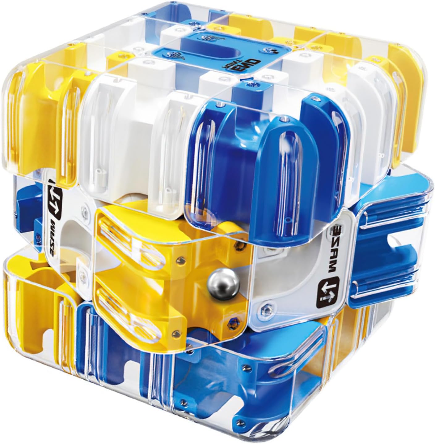 3D Cube Puzzles for Kids - Brain Teaser Puzzles Boys Toys Age 8-10 Educational Learning Toys for Logical Thinking, Puzzle Maze Cube for Grandkids Stocking Stuffers for Kids (Blue)