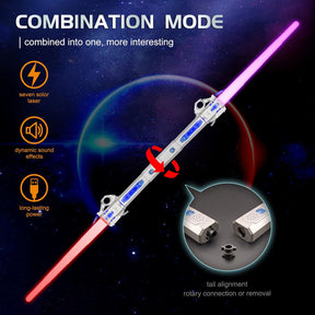 Lightsaber for Kids - LED Color Changing Star Wars Lightsabers Toys（7 Color with FX Sound (Motion Sensitive) - Cykapu