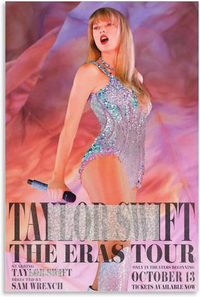 The Swift Music Art Swift Eras Tour Album Poster Canvas Wall Art Prints 12x18inch