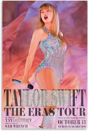 The Swift Music Art Swift Eras Tour Album Poster Canvas Wall Art Prints 12x18inch