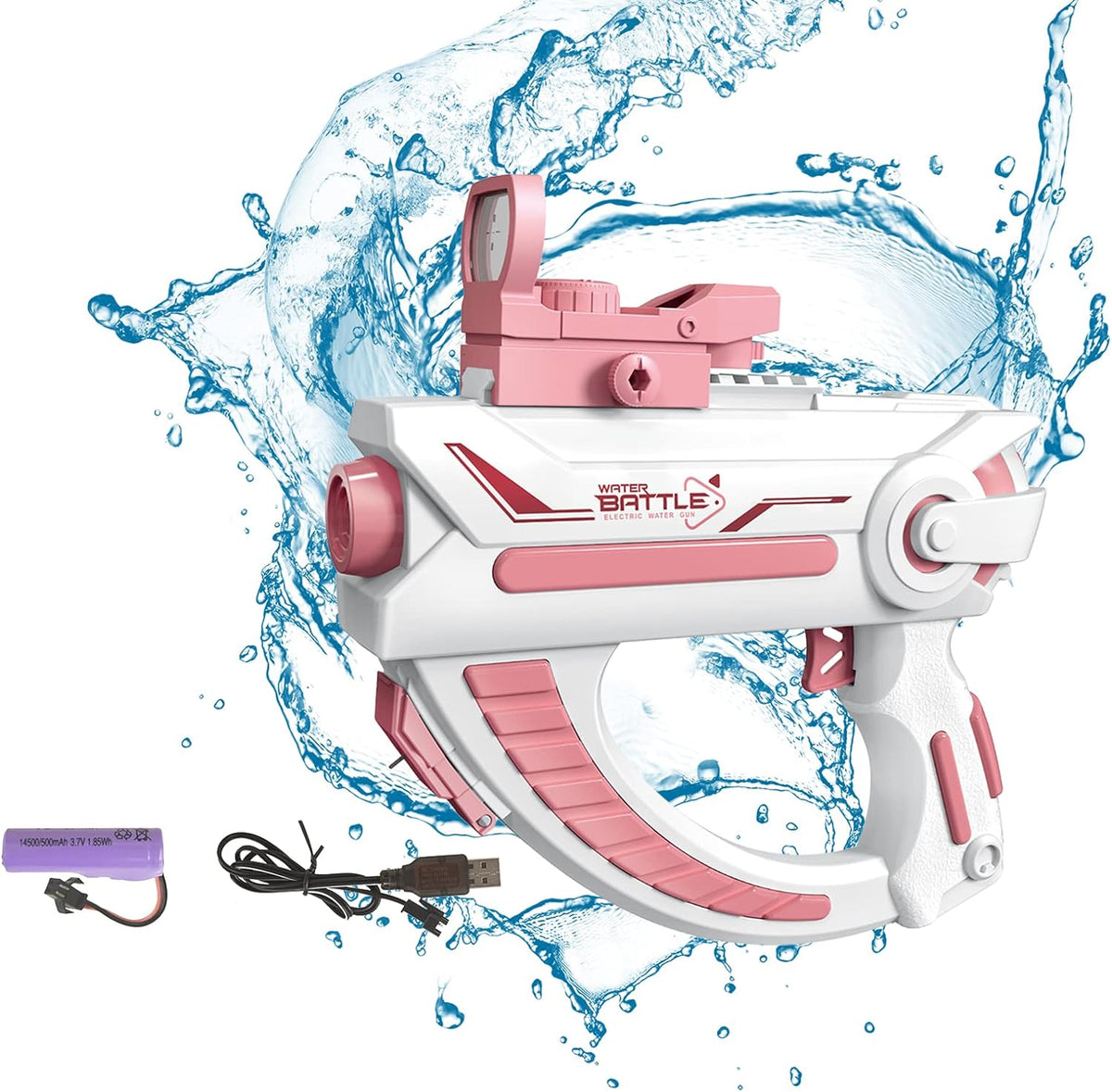 Electric Water Gun Powerful for Kids Adult Automatic Waterproof Water Blaster Squirt Gun Summer Outdoor