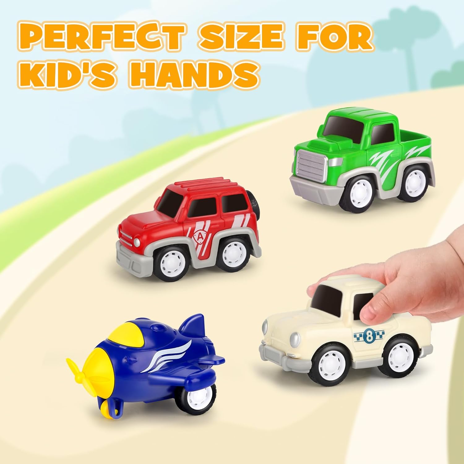 Dreamon 5-in-1 Transport Vehicles Toys for Ages 2-4 with Light & Sound, Ideal Construction Car Toy