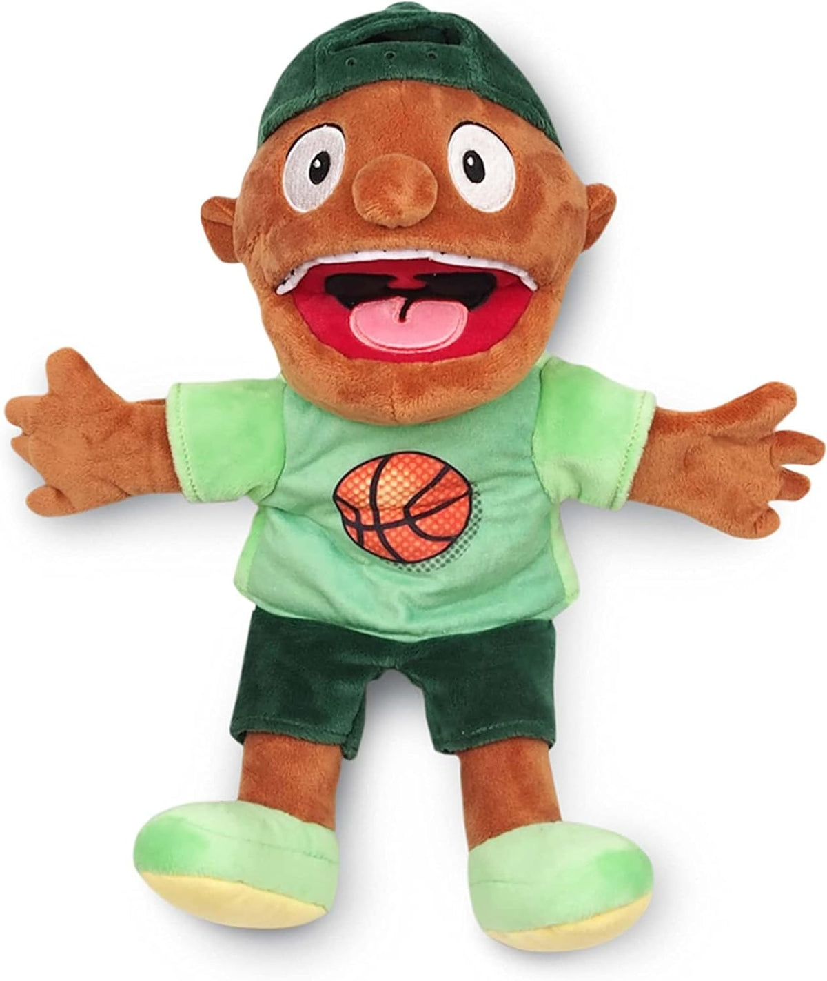 Jeffy Soft Plush Hand Puppet for Playhouse,Prank Funny Puppet