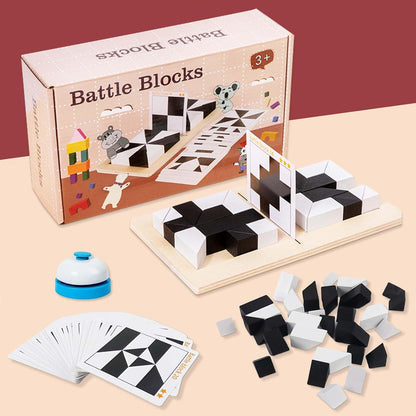 Brain Teaser Puzzles, Block Puzzle, Battle Blocks Game, 40 Challenge, Teens, IQ Test Mind Puzzle Toys, Birthday Gifts for Boys Girls, Best Gifts for Kids 3+
