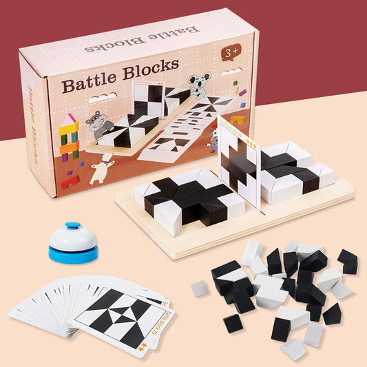 Brain Teaser Puzzles, Block Puzzle, Battle Blocks Game, 40 Challenge, Teens, IQ Test Mind Puzzle Toys, Birthday Gifts for Boys Girls, Best Gifts for Kids 3+