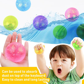 Stress Balls for Adults and Kids, Fidget Toys, Sensory Toys for Autism, ADHD, Soft Squeeze Ball Kids Toys Cykapu