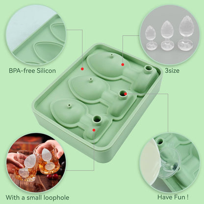 Ice Cube Tray, Prank Ice Cube Mold Ice Tray Mold, Silicone Personalized Ice Cube Trays