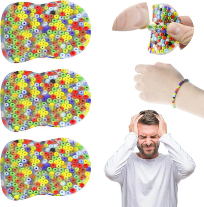 Skin Picking Fidget Toys, Picking Pad, Sensory Toys for Picking Fidget, Reusable Beads, SensoryToy for Children and Adult, Easter Party Favors for Kids(8.5CM/3.35IN)