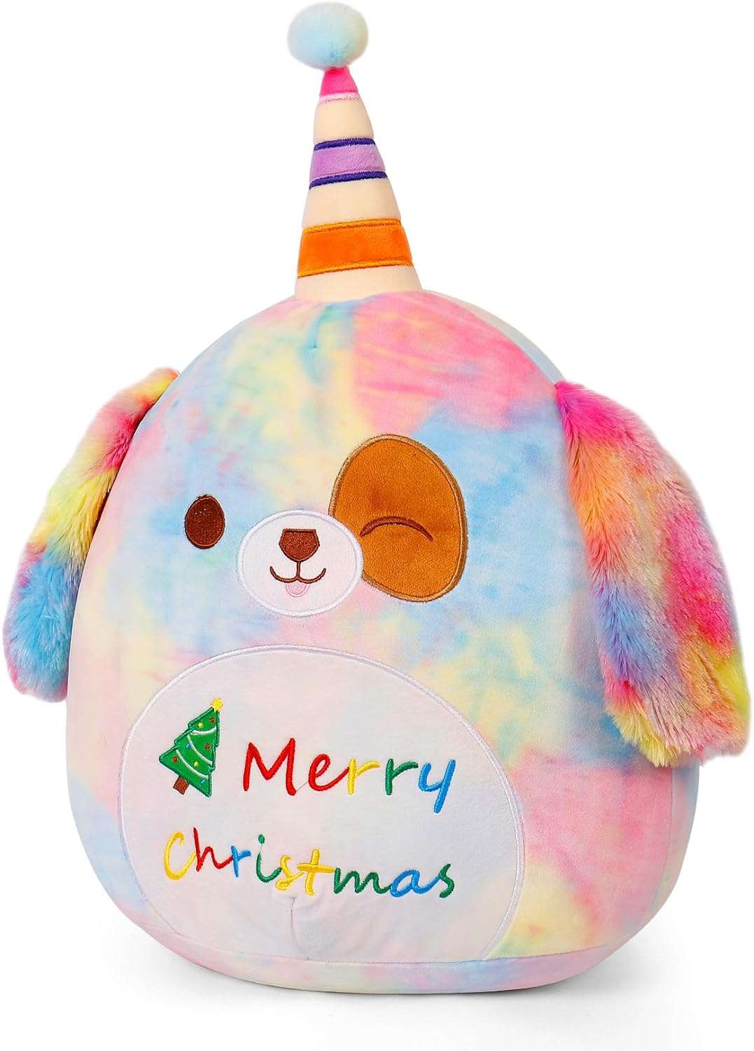 24 Inch Christmas Plush Toy Axolotl Stuffed Animal Merry Christmas Soft Plush Pillow - Cykapu