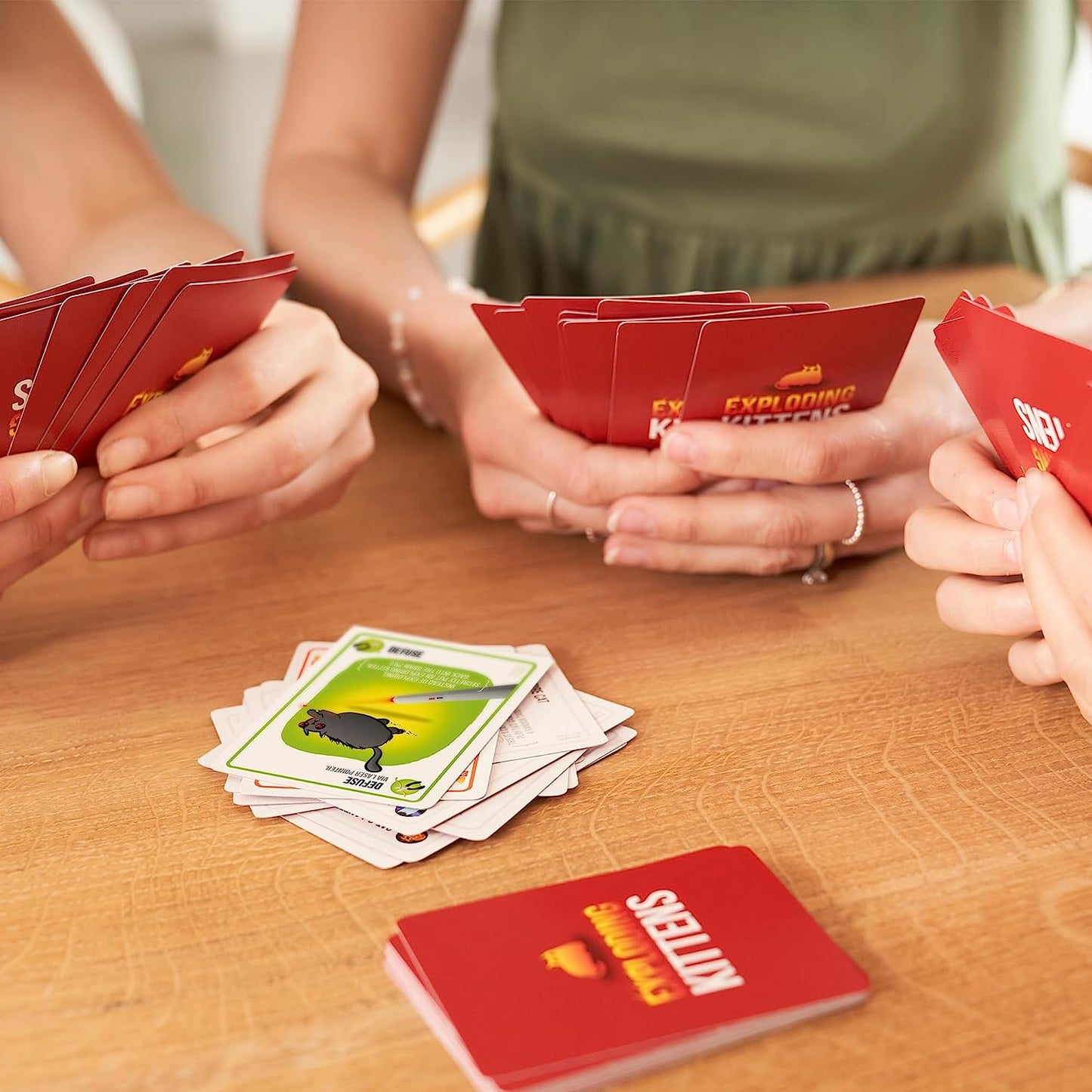 Exploding Kittens Card Game - Original Edition, Fun Family Games for Adults Teens & Kids Cykapu